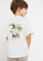 Mayoral Μπλουζα κοντ/κη surf days κρεμ Μεσαιο αγορι - Image 2