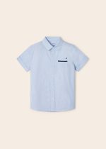 Mayoral Πουκαμισο κον/κο tailoring σιελ Μεσαιο αγορι - Image 2