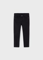 Mayoral Παντελονι 5τσεπο slim fit μαυρο Μεσαιο αγορι