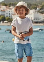 Mayoral Βερμουδα denim cargo χλωριωμενο Μεσαιο αγορι - Image 2