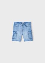 Mayoral Βερμουδα denim cargo χλωριωμενο Μεσαιο αγορι - Image 3