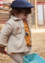 Mayoral Πουκαμισο μακο κοτλε μπεζ Baby αγορι