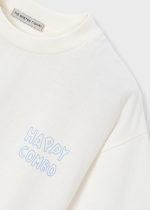 Boston Kids Μπλουζα κοντ/κη happy combo κρεμ Αγόρι - Image 4