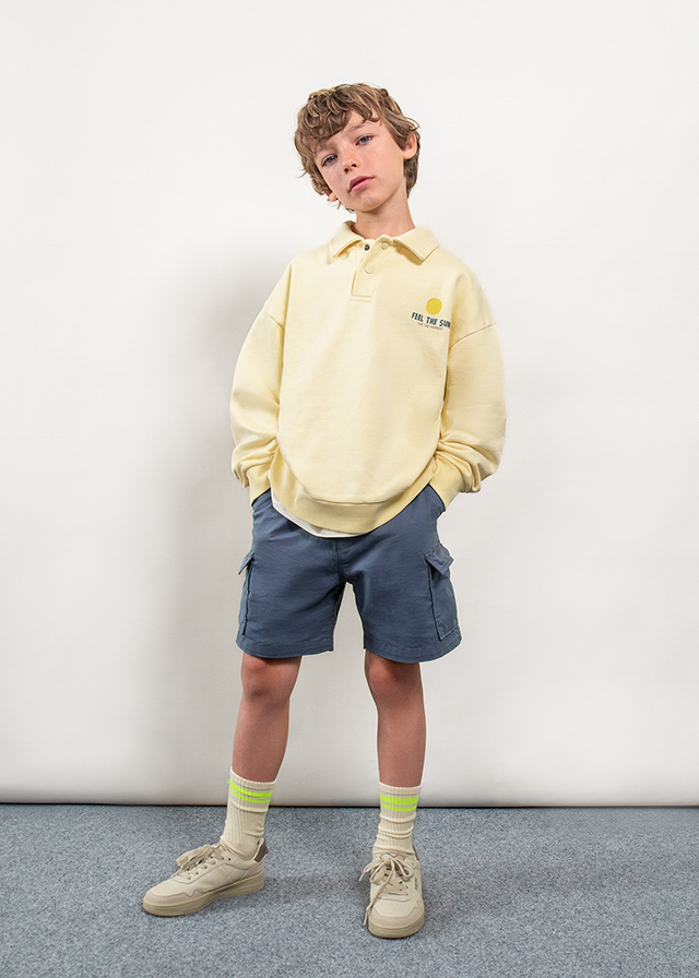 Boston Kids Βερμουδα chino cargo συμπαν  Αγόρι