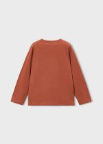 Mayoral T-Shirt μακρυμανικο basic κεραμιδι Μεσαιο αγορι - Image 2