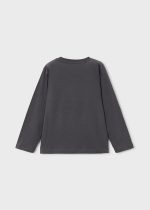 Mayoral T-Shirt μακρυμανικο basic μαυροπινακ Μεσαιο αγορι - Image 2