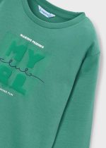 Mayoral T-Shirt μακρυμανικο basic λαχανι Μεσαιο αγορι - Image 3