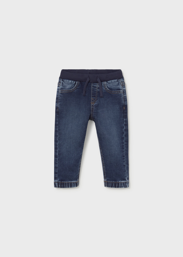 Mayoral Παντελονι soft denim jogger τζιν σκουρ Baby αγορι