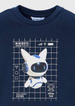 Mayoral T-Shirt μακρ glow in the dark μπλε Μεσαιο αγορι - Image 3
