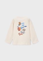 Mayoral T-Shirt μακρ/κο "turn up" Μπεζ Μεσαιο αγορι - Image 2