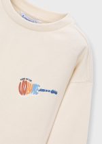 Mayoral T-Shirt μακρ/κο "turn up" Μπεζ Μεσαιο αγορι - Image 3