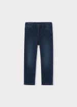 Mayoral Παντελονι soft denim 5τσεπο μαυρο μπλε Μεσαιο αγορι